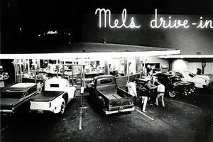 American Graffiti Movie Poster 24x36 24in x36in Pickup Trucks Mel's Drive-In - Picture 1 of 1