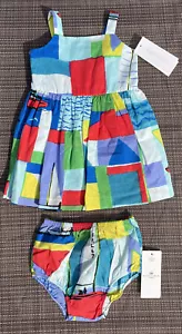 NWT Polo Ralph Lauren Baby Dress Nautical Sailing Dress & Bloomer Set 6 Months - Picture 1 of 4