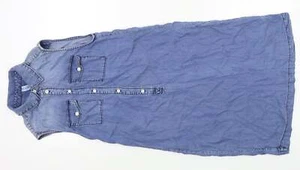 Denim CO Womens Blue Lyocell Blend A-Line Size 8 - Picture 1 of 12