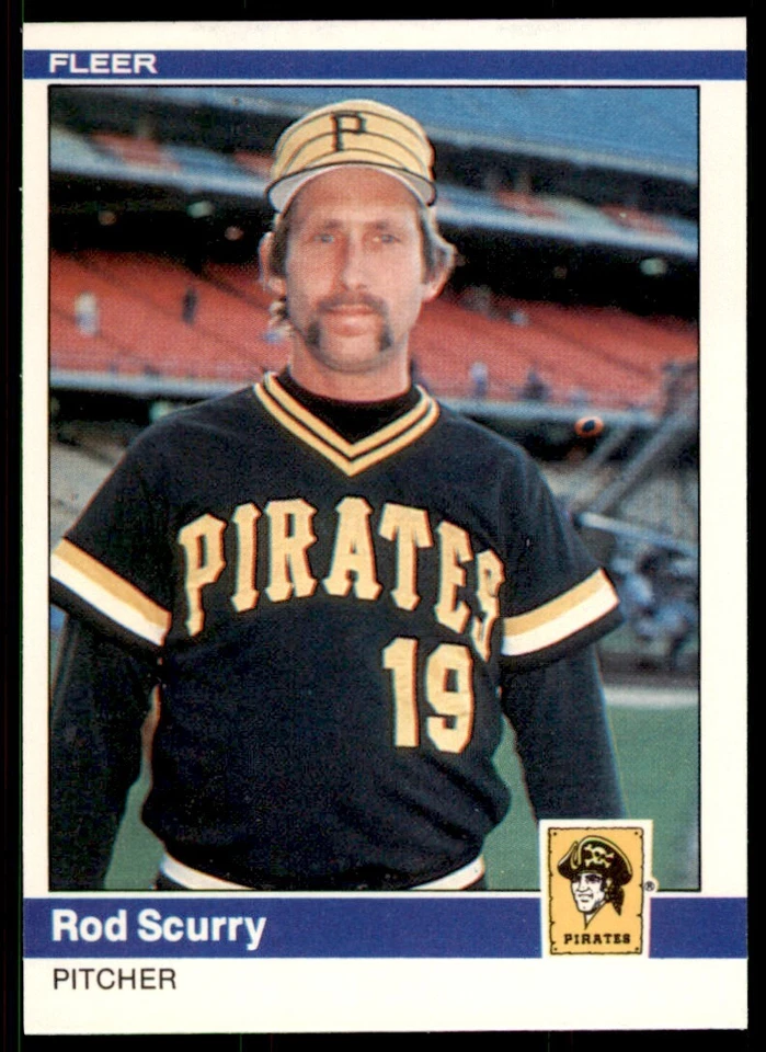 1984 FLEER ROD SCURRY . PITTSBURGH PIRATES #264 - Image 1 of 2