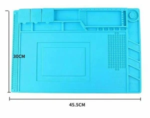 Silicone Pad Heat-insulate Soldering Phone Repair Mat Magnetic S-160 300mm*455mm - Picture 1 of 3