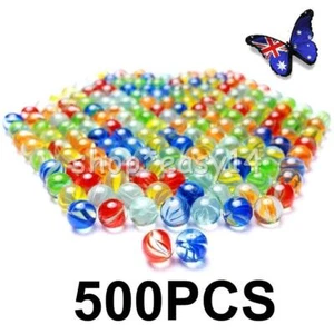 500PC , BULK glass marbles,round , glass marbles, toy , classic play, cats eye - Picture 1 of 12