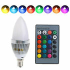 Rgb Bulb Led Lights E12 E14 Color Changing Remote Control Bayonet Screw Lamp