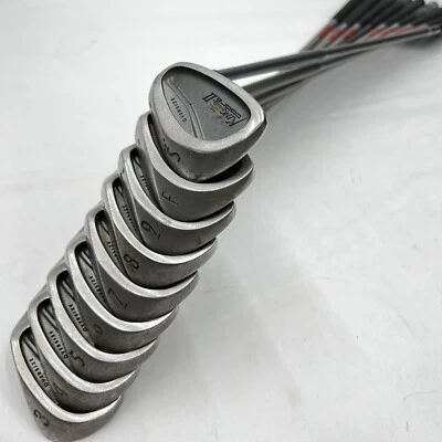 King Cobra II Oversize 9 Club Irons Set 3-9 + PW + S RH IQ Shaft Graphite R-Flex - Image 1 of 4