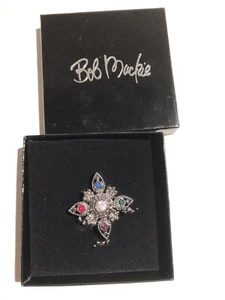 Bob Mackie Barbie Jewel Essence Collection Silber Brosche Anstecknadel Limited Edition Neu - Bild 1 von 4