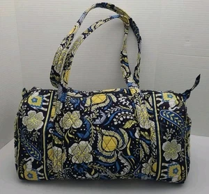 Vera Bradley Reisetasche nicht mehr produziert Ellie blau Muster Reisetasche Seesack 18 Zoll - Bild 1 von 10