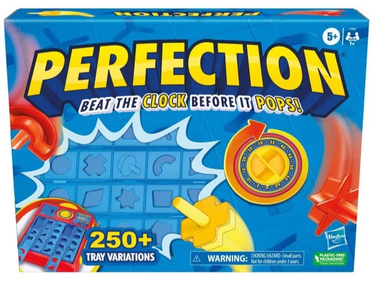 Perfection Game for Kids Ages 5+ by Hasbro NEW - Image 1 of 4