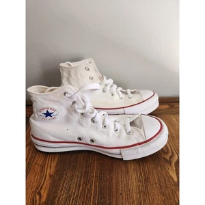 Converse Chuck Taylor All Star hohe Damenschuhe Größe 7 weiß - Bild 1 von 7