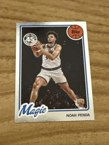 NOAH PENDA RC 2025-26 Topps 1980-81 Topps #80BK-75 ROOKIE NBA Magic - Picture 1 of 2