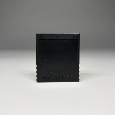 NINTENDO GAMECUBE MEMORY CARD 4MB 251 BLOCCHI NERA DOL-014 ORIGINALE OTTIMA - Immagine 1 di 2