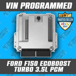 2011 Ford F150 3.5L ECOBOOST P/N BL3A-12A650-AZE ECM ECU PCM VIN PROGRAMMED - Foto 1 di 6