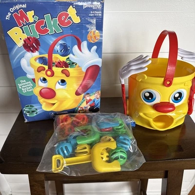 The Original Mr Bucket Game Complete 2017 Pressman Spinning Moving Bucket of Fun - Image 1 of 4