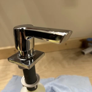 Delta Pivotal Soap Dispenser Chrome - Used - Picture 1 of 5