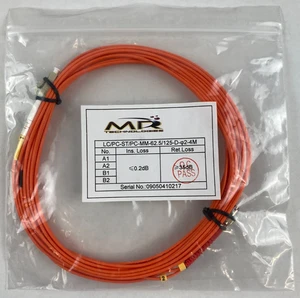MR Technologies 4M 62.5/125 ST- LC Fiber Patch Cable Cord Jumper - Picture 1 of 5