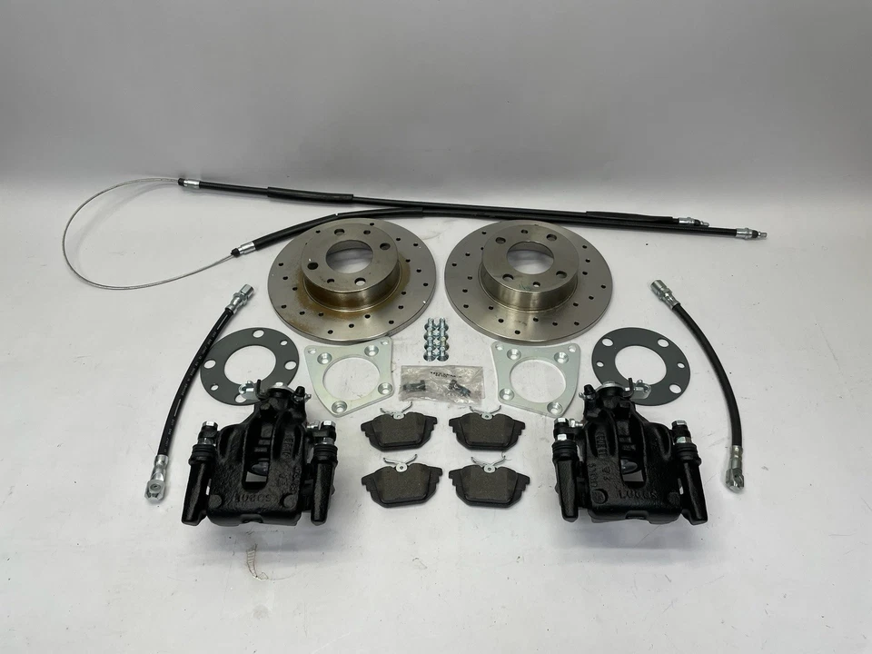 Kit de conversión de freno de disco trasero Fiat 128 127 Ritmo Strada Abarth Autobianchi A112 Foto 1 de 4
