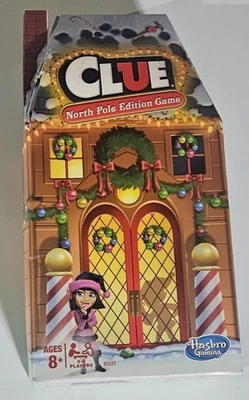 Hasbro Gaming CLUE: North Pole Holiday Edition Board Game NEW - Image 1 of 4