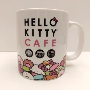 Hello Kitty Cafe Sanrio 2015 Ceramic Coffee Cup Exclusive Collectors Donuts Mug - Picture 1 of 8