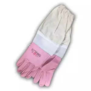 Guanti da apicoltura in pelle di capra ventilati rosa - Foto 1 di 9