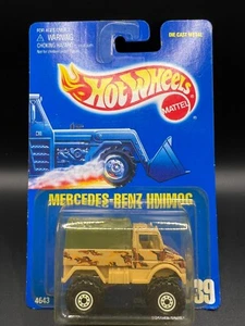 Vintage Hot Wheels Mercedes Benz Unimog CT Wheels 90s Blue Card #239 - Picture 1 of 3