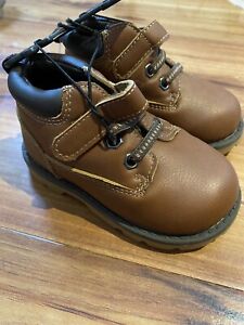 Garanimals Toddler Boy Work Boots Brown Size 6 NWT Read