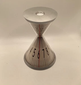 2003 DAVID DEAR HOUR GLASS SHAPE TABLE CLOCK - Picture 1 of 7
