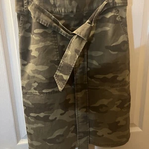 banana republic camo pencil skirt size 0 - Picture 1 of 6