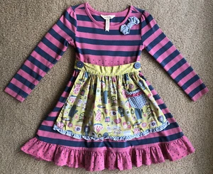 MATILDA JANE  Size 4 Make Believe Something’s Cooking Twirl Dress with Apron EUC - Picture 1 of 6