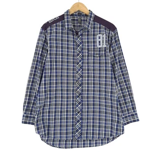 Replay Men's Shirt Check Cotton Bm7 Size XL - Picture 1 of 10