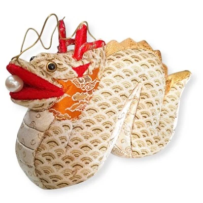 Japanese Kimekomi Doll Zodiac Dragon Craft Animal Ornament Lucky Charm Decor D3 - Image 1 of 4