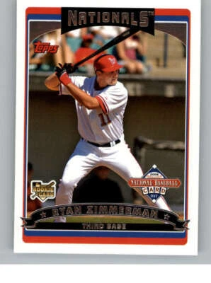 2006 Topps National Baseball Card Day Inserts #T3 Ryan Zimmerman (ref 144879) - Image 1 of 2