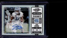 2023 Chronicles Contenders Optic Draft Picks Josh Downs College Ticket Auto #/99