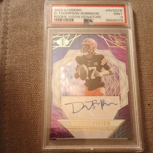2023 Illusions Dorian Thompson Robinson Autograph PSA 9 numbered 109/199 - Bild 1 von 4