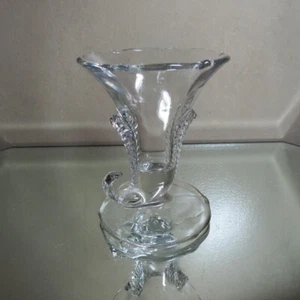 Duncan and Miller Three Feather Cornucopia Vase - Picture 1 of 11