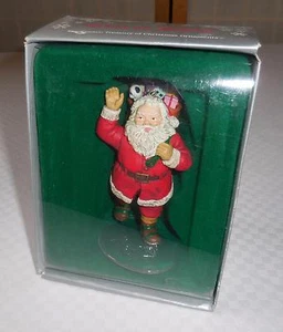 Enesco Papá Noel Patinaje Navidad Adorno #556211 (1987) M. Gilmore Designs - Imagen 1 de 11
