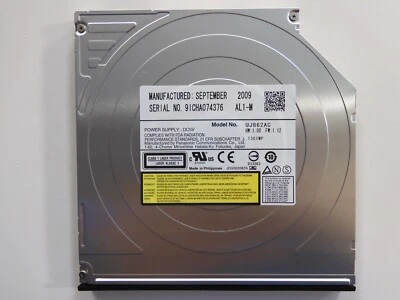 PANASONIC UJ862AC 8X SATA ULTRA DELGADO DVD'R/RW SUPER MULTI UNIDAD. Foto 1 de 3