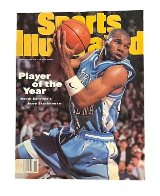 De colección Marzo 1995 Jerry Stackhosue UNC Newstand Sports Illustrated Sin Etiqueta Foto 1 de 2