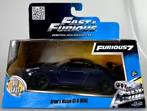 Jada Toys Fast & Furious 7 Brian's Nissan Skyline GT-R (R34) Druckguss - Bild 1 von 4