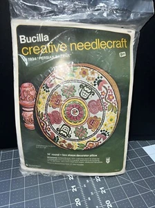 Bucilla Creative Needlecraft Crewel Persian Bazaar NIP 14” Pillow - Picture 1 of 3