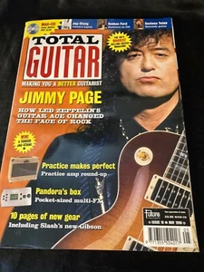 GUITAR BOOK: TOTAL GUITAR MAGAZINE JIMMY PAGE LED ZEPPELIN ISSUE 18 MAY 1996 - Picture 1 of 5