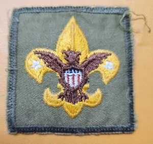 Pfadfinder Tenderfoot Rang Patch Abzeichen BSA Amerika Fleur de Lis Adler  - Bild 1 von 2