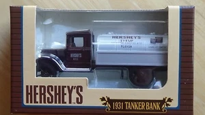 ERTL Collectibles Hershey's Syrup 1931 Hawk Tanker Truck Bank LE NEW in Box - Picture 1 of 7
