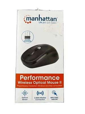 MANHATTAN 179904 Performance Wireless Mouse II - Image 1 of 2