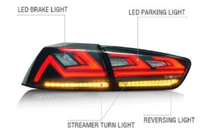 Conjunto completo de luces traseras LED para Mitsubishi Lancer EVO X ES 2008-20 - Imagen 1 de 4
