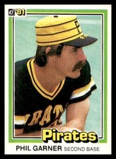 1981 Donruss #372 Phil Garner Pittsburgh Pirates Baseball card