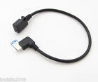 5pcs Right Angle 90D Micro 5pin Male to Female M/F USB Convert Adapter Cable
