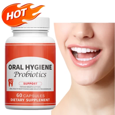 MARKENLOS Oral Restorative Probiotics Blend Kapseln - Gesunder Mund und frischer Atem