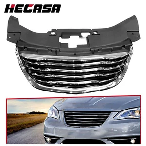 For 2011-2014 Chrysler 200 Chrome Front Hood Grille Grill New 68082050AE 12 13 - Picture 1 of 11