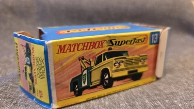 Matchbox LESNEY Superrápido Caja Original Solo No. Camión de demolición Dodge 13 Foto 1 de 4