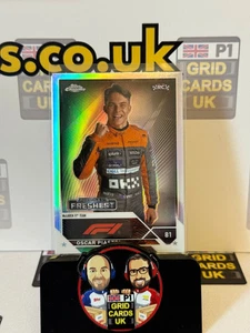 Oscar Piastri RC Rookie Freshest Refractor #195 - Topps F1 Chrome 2023 - Bild 1 von 1