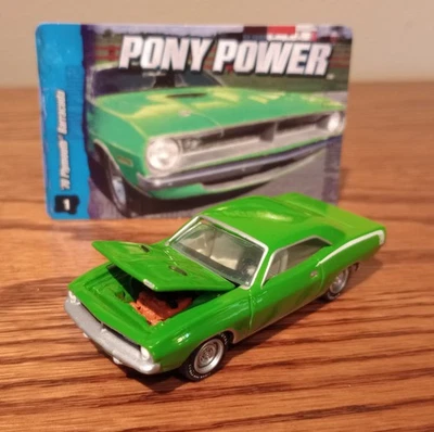 Johnny Lightning '70 Plymouth Barracuda 340 1:64 Pony Power serie casi nuevo con tarjeta Foto 1 de 4